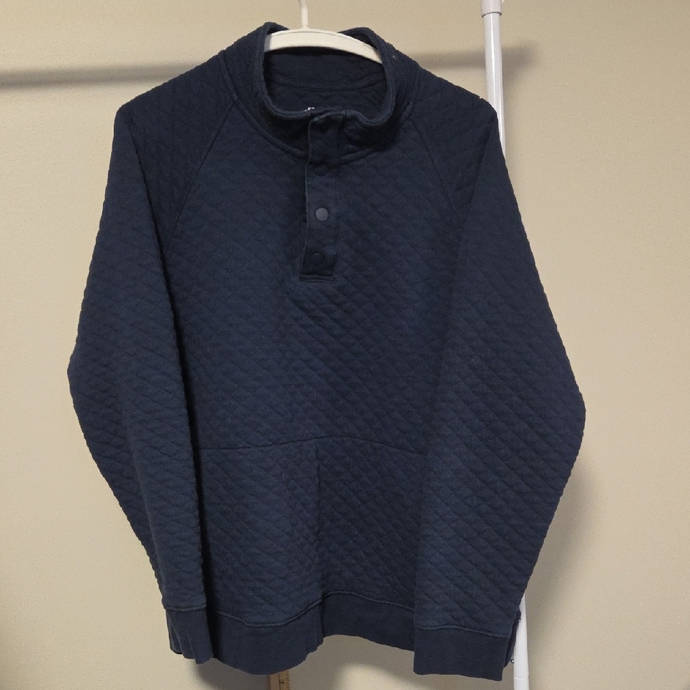 Eddie Bauer Quilted Pullover Sweater - XL